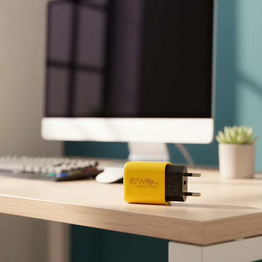 67W Pd 4.0 Qc3.0 Usb-C Fast Charger – High-Speed Charging Adapter With Compact And Durable Design