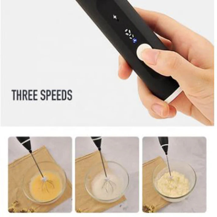 Electric Egg Beater Coffee beater Milk Drink Coffee Whisk Mixer Foamer Mini Handle Stirrer Practical Cooking Tool Kitchen Mini Whisk