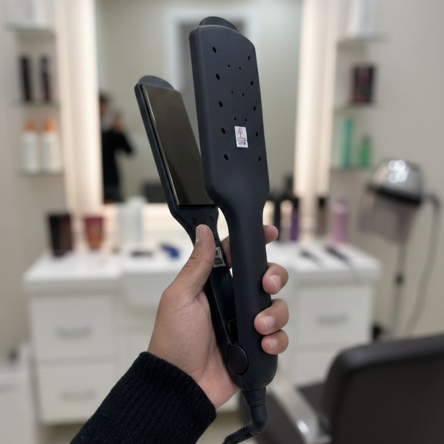 Visage Hair Straightener | Ceramic/Tourmaline Plates | Adjustable Heat | 220–240V | Anti-Frizz & Shine